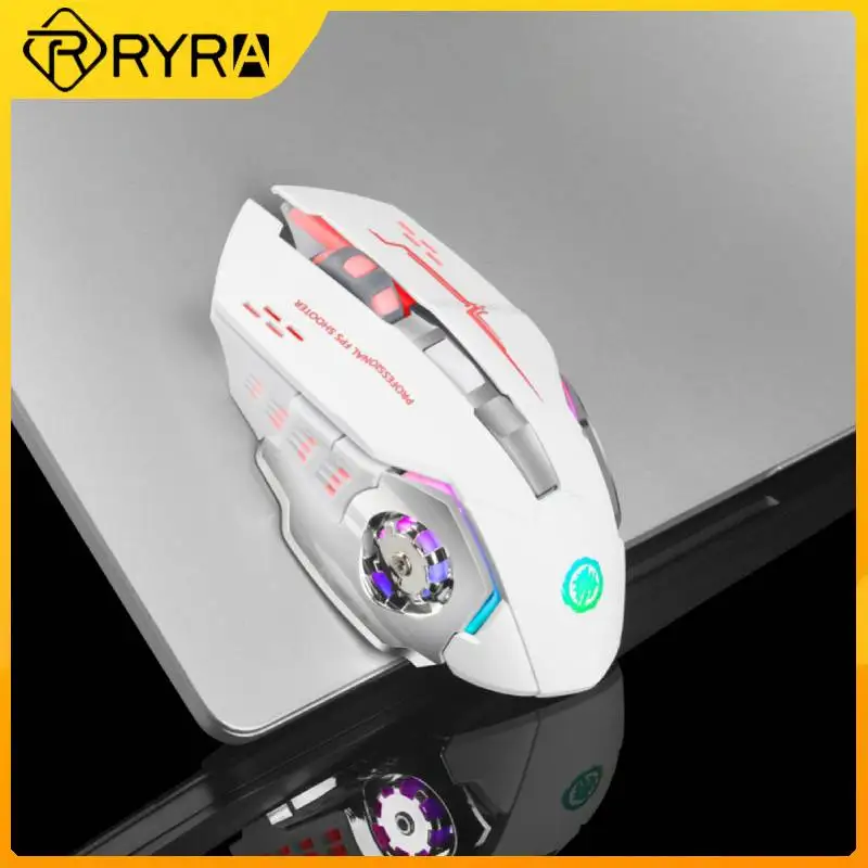 

RYRA профессиональная Проводная/Беспроводная игровая мышь с 6 кнопками 3600DPI светодиодсветодиодный оптическая USB компьютерная мышь игровая мы...