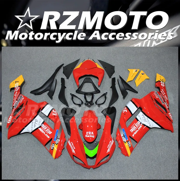 

Стильные новые комплекты обтекателей из АБС-пластика, подходят для Kawasaki Ninja ZX-6R ZX6R 636 2007 2008 07 08, кузов красного и белого цвета