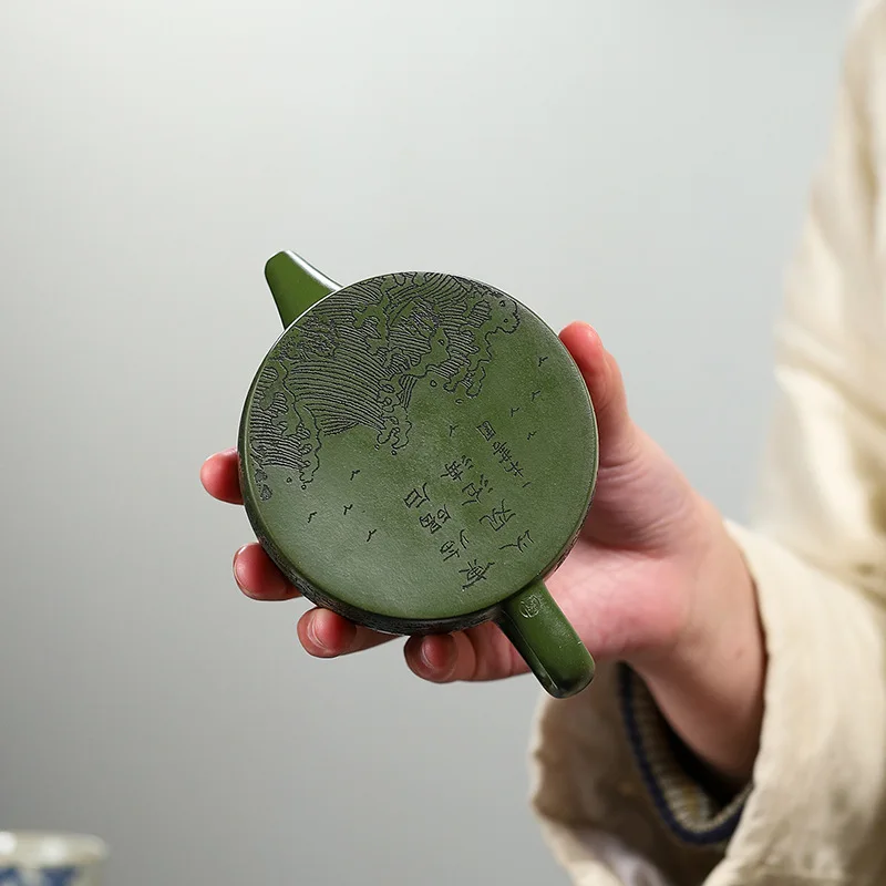 Высокое качество Исин в известном стиле глиняный чайник ручной работы Guancanghai Hanwa