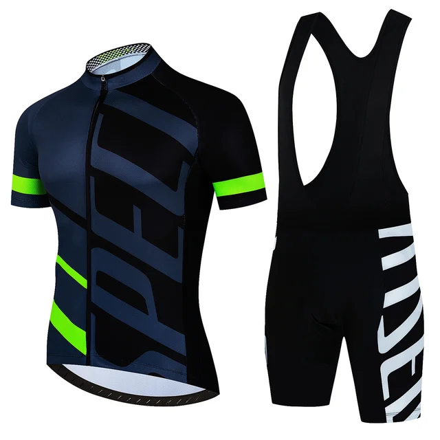 Pro Team Cycling Jersey Set Summer Short Sleeve Breathable Men's MTB Bike Cycling Clothing Maillot Ropa Ciclismo Uniform Suit 1