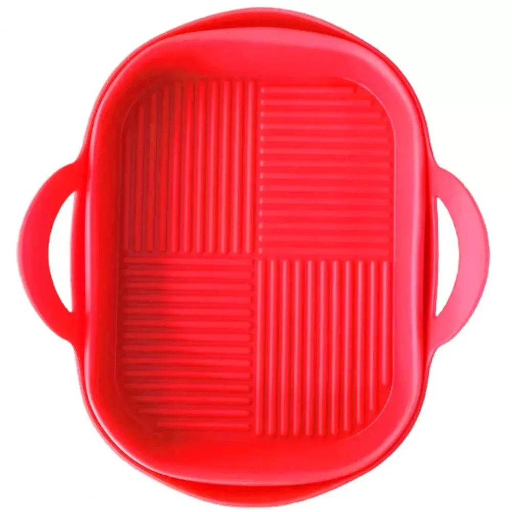 

NEW2023 Baking Pan Practical Foldable Anti-wear Air-Fryer Pot Pan Kitchen Grill Accessories for Party
