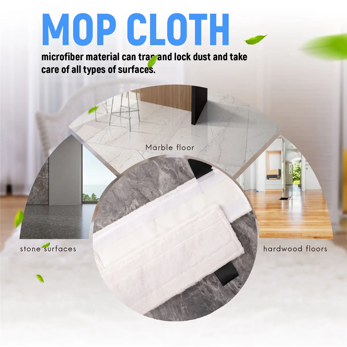 12 шт. для швабры Karcher SC2 SC3 SC4 SC5 тканевый чехол паровой чистящая подушечка