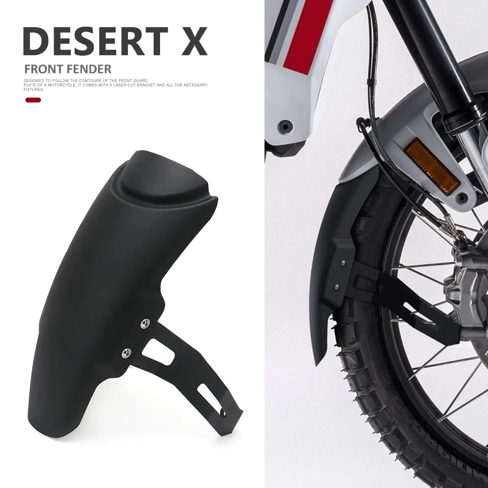 Фото 2024 2023 Для Ducati DesertX DESERT X Desert X: Аксессуары для мотоциклов, удлинитель переднего колеса, брызговик, защита от брызг №1