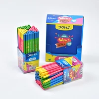 160pcs hb pencil set creative cartoon candy color childrens writing and painting examination special pencil learning stationery