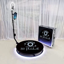 360 Photo Booth 68 80 100 115cm Spinning Available 360 Camera Photo Booth Spin Stand Automatic Machine for Party