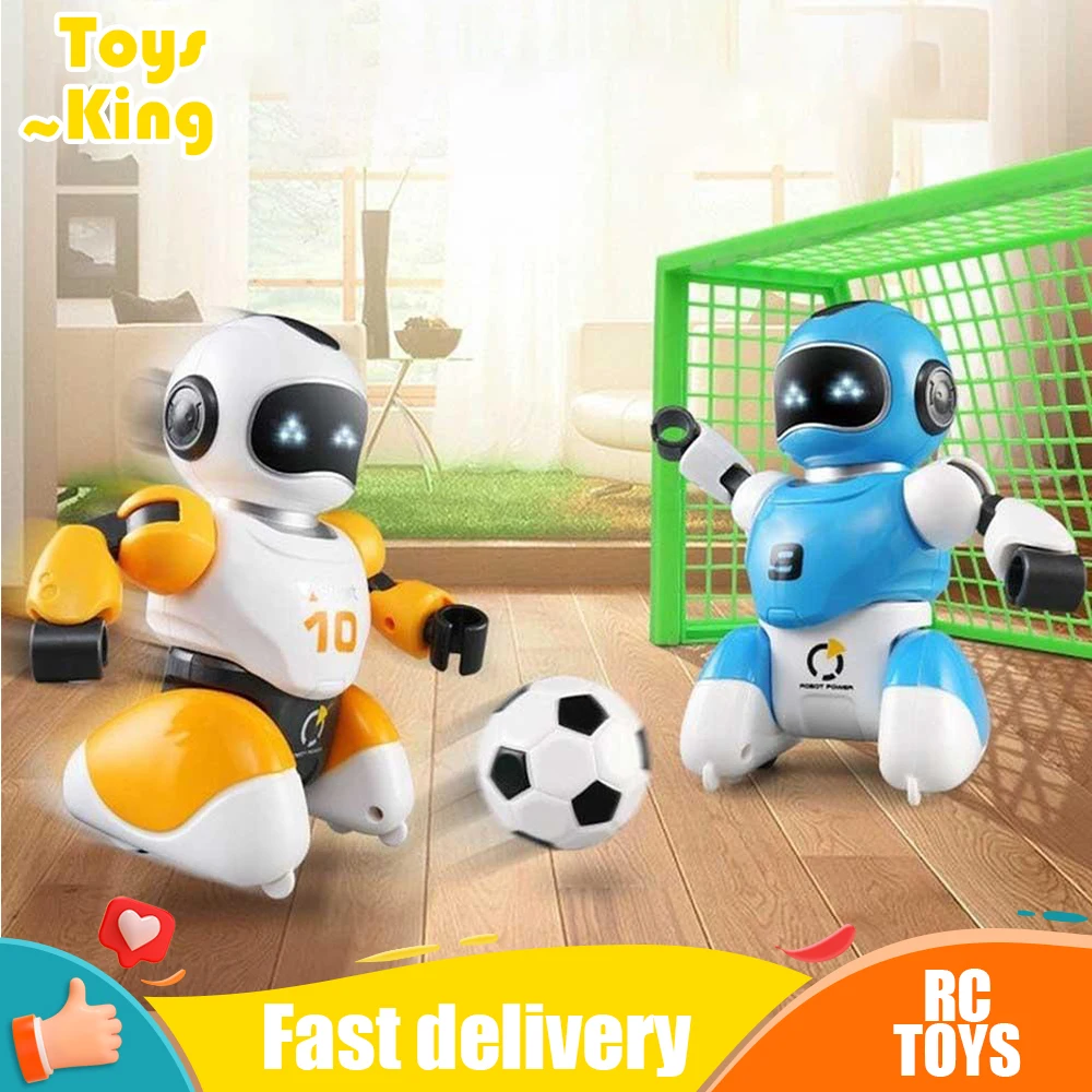 RC Soccer Robot Smart Football Battle Remote Control Robots With Music Parent-Child Electric Educational Toys for Kids Gifts