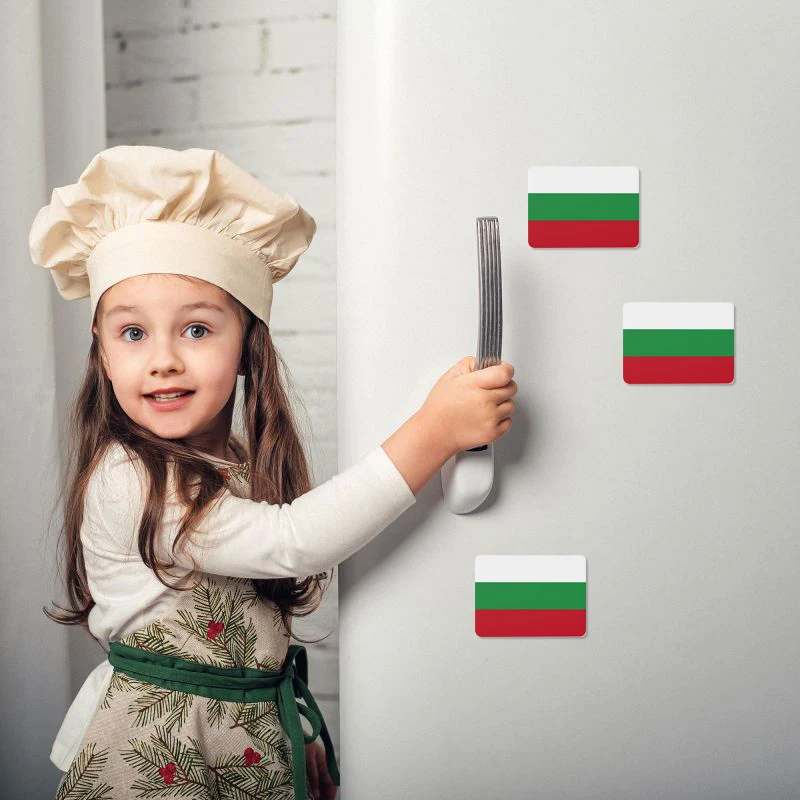 Bg Bgr флаг Болгарии магниты на холодильник домашний декор магнитные настраиваемые