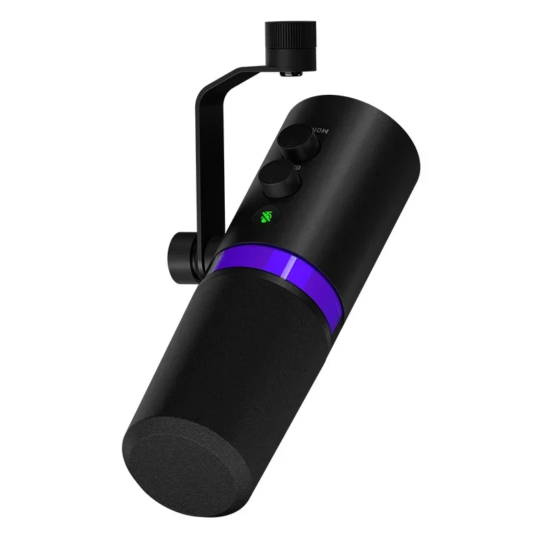 Игровой микрофон RGB Динамический USB/XLR шумоподавляющий двухрежимный и Базовая