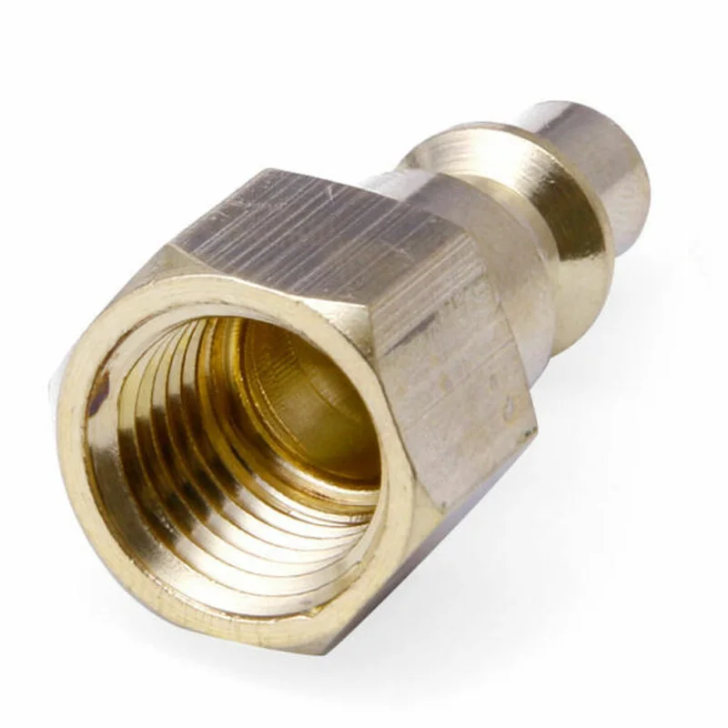 

Male Quick Coupler 1/4 NPT Attachments Brass Gold Female Hose Compressor Release
