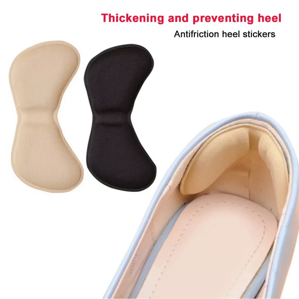 

5 Pair Heel Liner Shoe Heel Insoles Pain Relief Cushion Anti-Wear Adhesive Feet Care Pads Heel Sticker Grips Crash Insole Patch