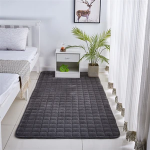 Soft Thick Coral Wool Carpet Home Living Room Bedroom Sofa Area Large Size Padded Cushion Floor Blue Rug Bedside Nap Fur Mat New