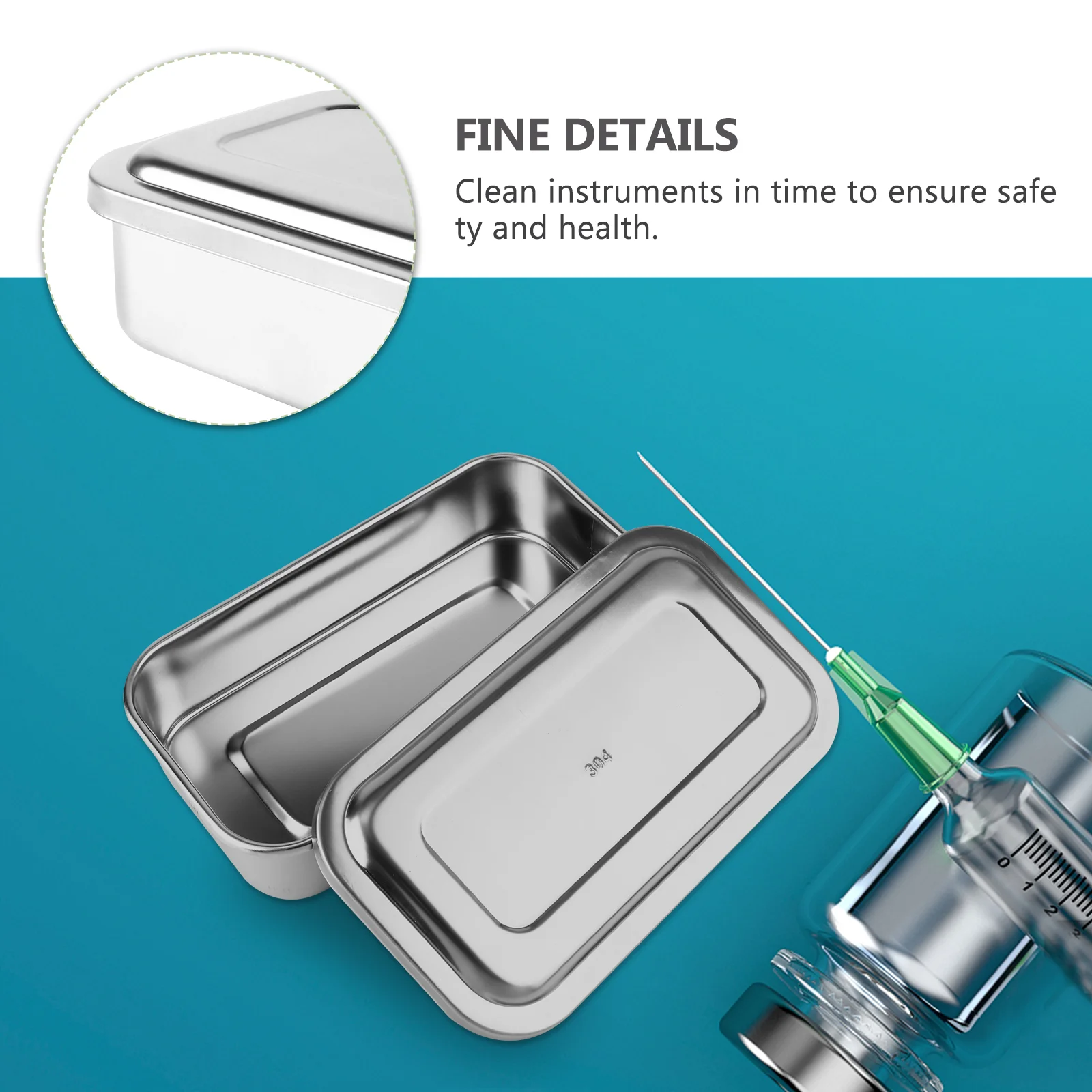 Рисунок 6 - Поднос для инструментов из нержавеющей стали с крышкой