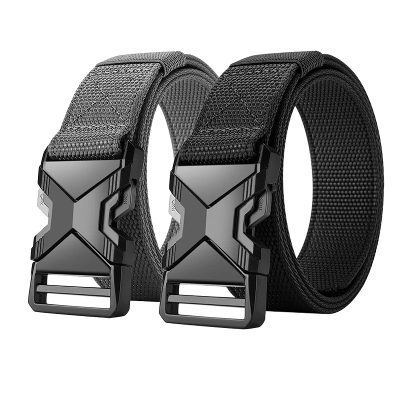 Мужской Тактический Ремень DINISITON — Прочный Холщовый Тканый Универсальный