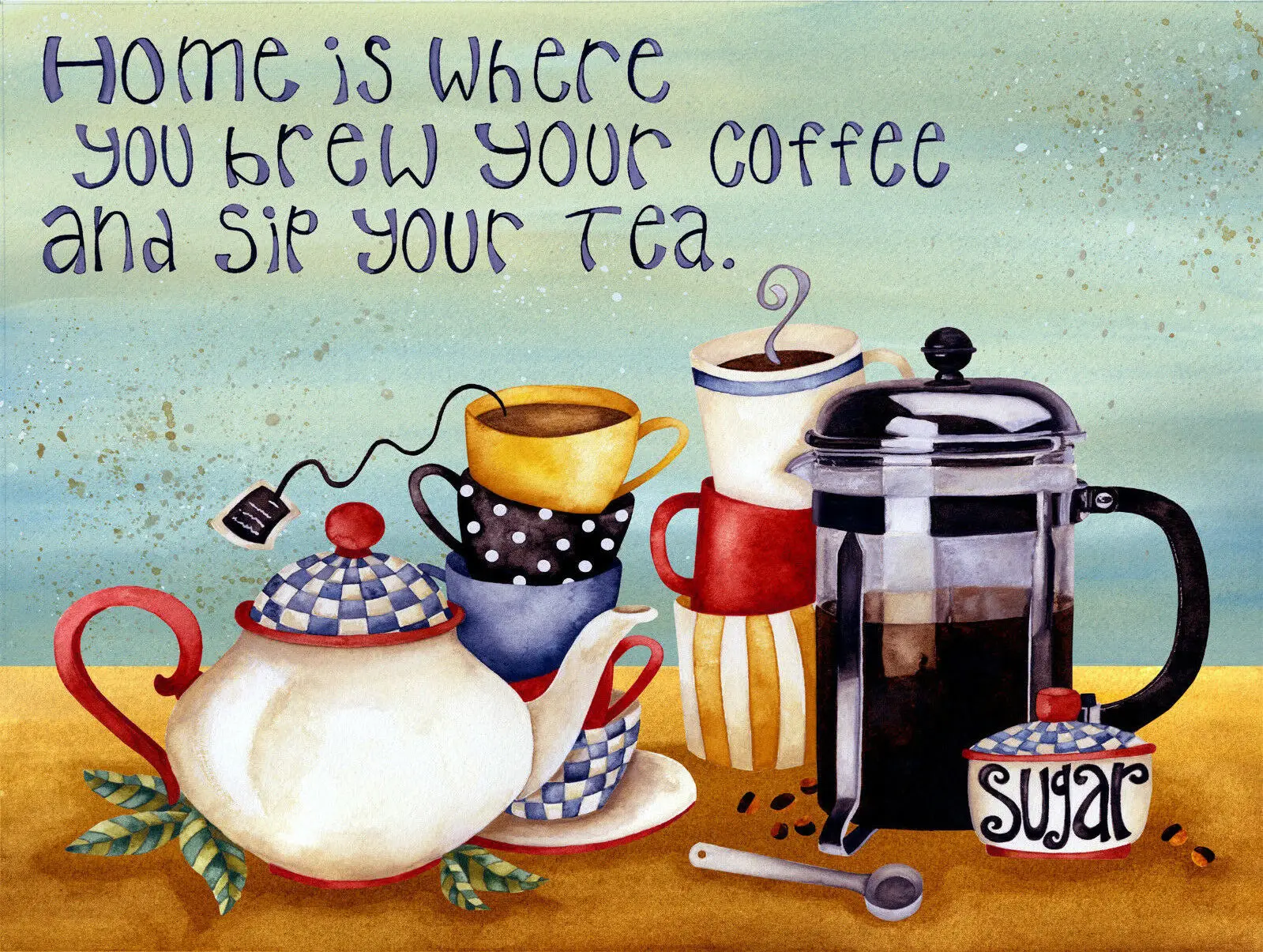 

Домашнее место, где вы пивите чай кофе, металлический жестяной знак, настенная тарелка, домашний бар, паб, мужская пещера, Декор