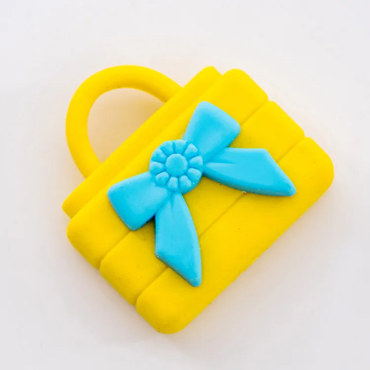 Креативная мультяшная дамская сумочка ластик экологически чистая резина ТПР