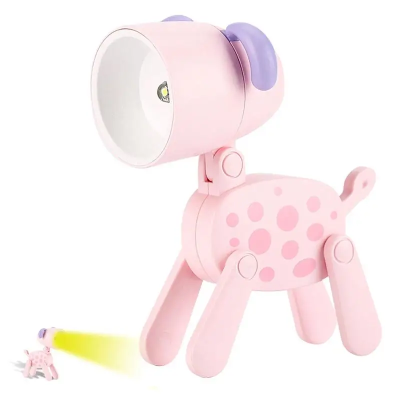 

Dog Shape Night Light LED Night Light Portable Reading Table Lamp For Kids Students Bedside Lamp Desktop Lamp Bedroom Decoration