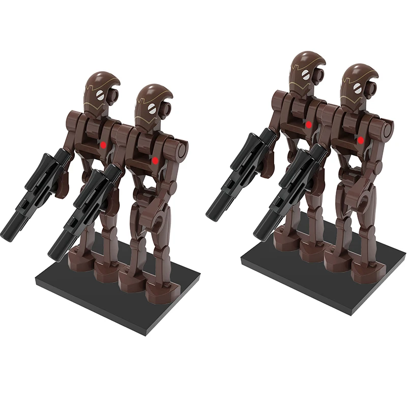 

Movie Building Blocks C-3PO General Grievous R4-P17 K-2SO Battle Buzz Droid Star Bricks Action Figures Wars Christmas Toy