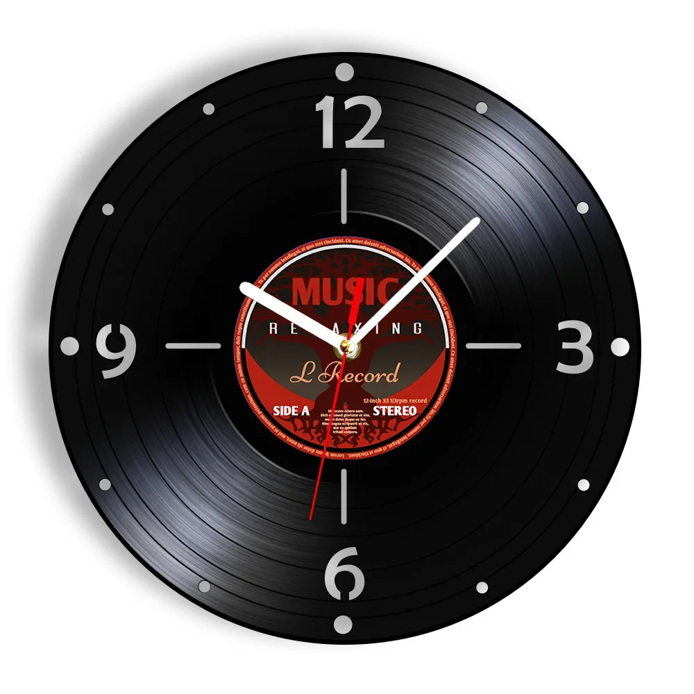 Ретро настенные часы из винила The Vinyl Clock