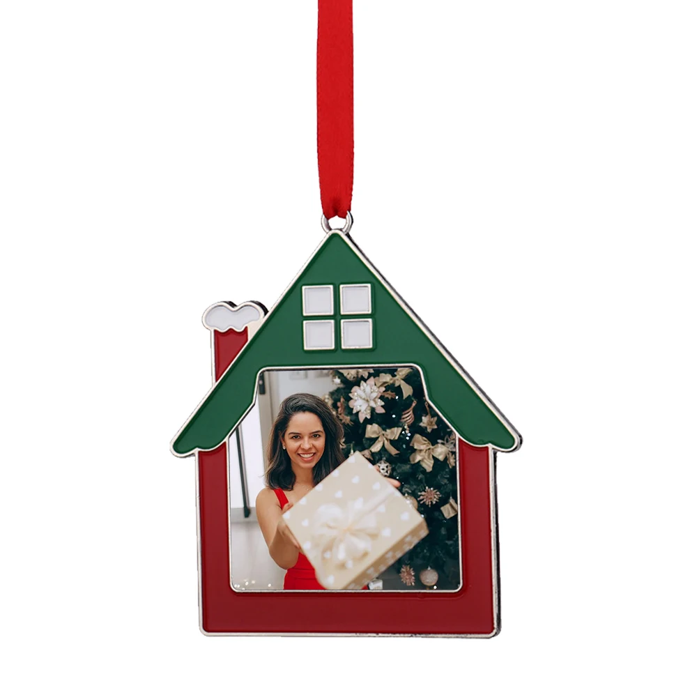 Индивидуальный красный веревочный кулон из цинкового сплава рождественское