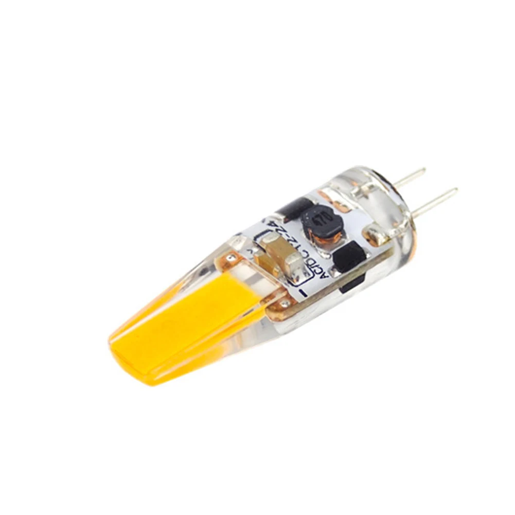

4pcs DC12-24V LED Bulb 2W Silicone COB G4 Home Dimmable Lamp Durable No Flickering Mini Energy Saving Hotel