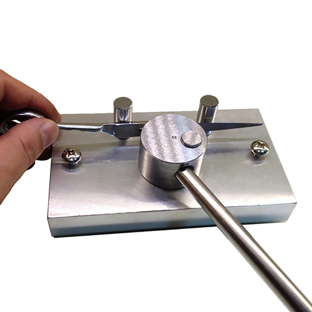 

DIY Scissors Arc Corrector Twisting Machine Bending Devi Manual Barber Scissors Repair Tool The Third Round Radian Corrector