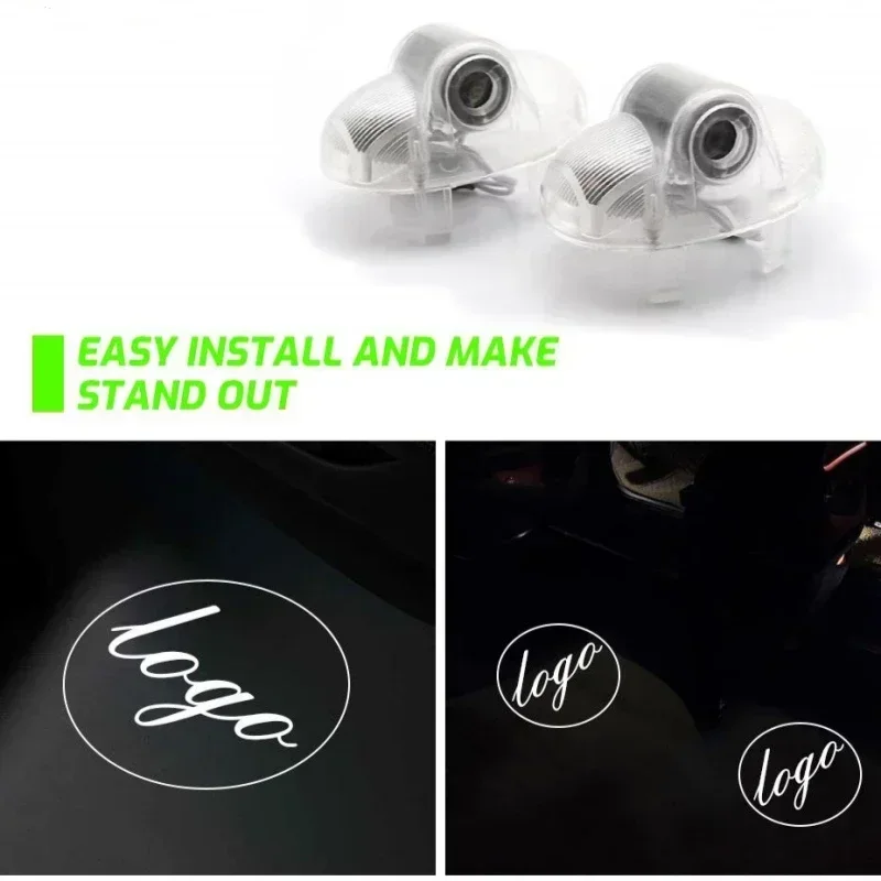 2 шт. светодиодные лампы для дверей автомобиля проектор приветственного света Mazda