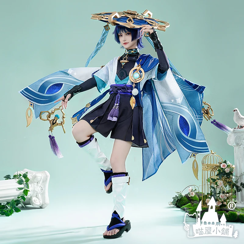 

COS-MO Genshin Impact Scaramouche Wanderer Kimono Battle Dress S-XL RolePlay Game Suit Cosplay Costume Halloween Carnival 2022