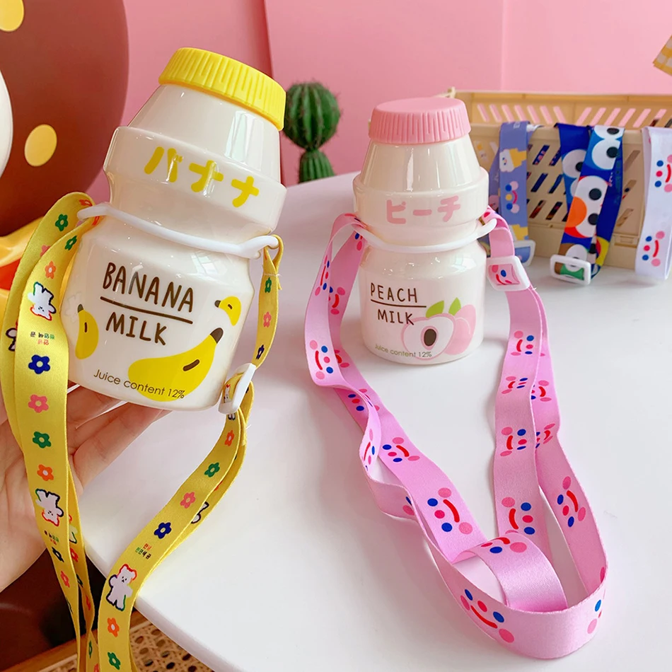 

Wide Mouth Vacuum Flask Cup Strap Thermos Portable Resilient Lanyard Drink Kettle Accessories Cute Water Bottle Shoulder Strap