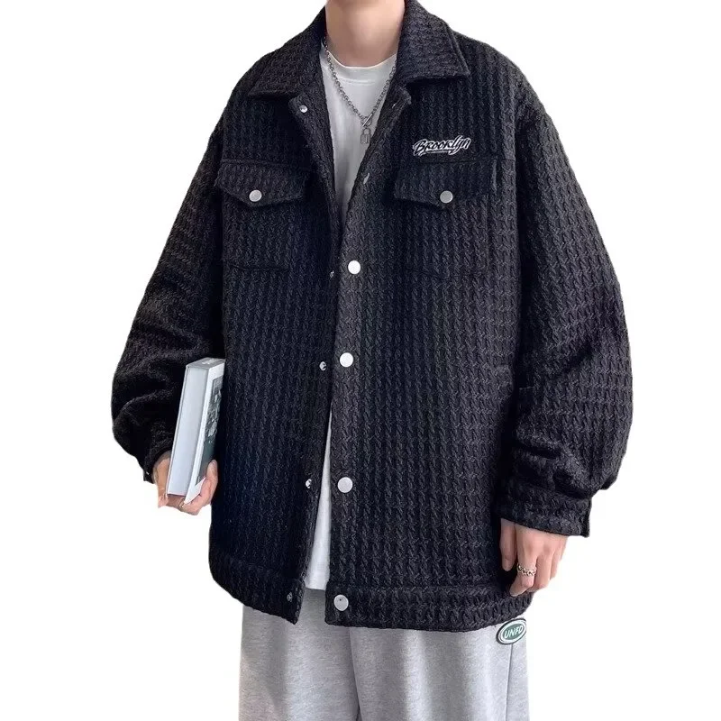 Винтажная куртка с вышитыми лацканами в гонконгском стиле 2024 весна-осень