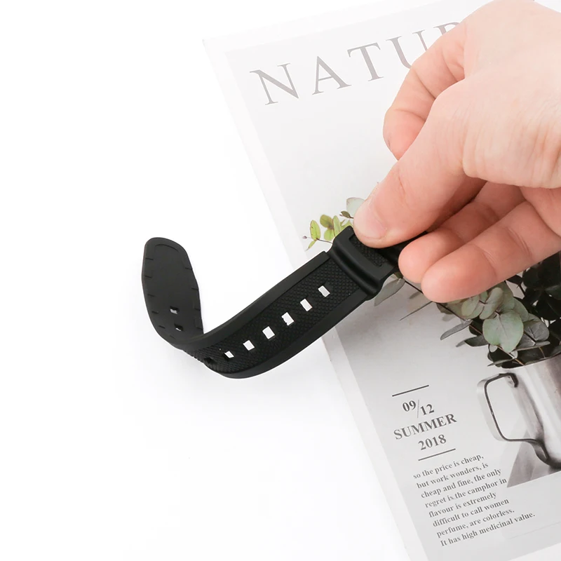 Watch accessories Suitable for Casio SGW 300 400 500 rubber watch strap AE-1200 AE1300 Silicone replacement strap