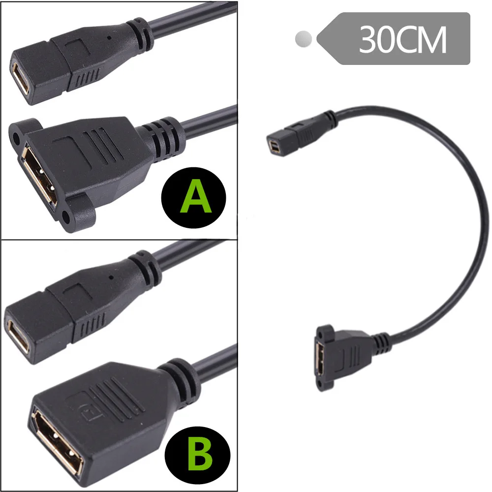 

Мини DisplayPort мама к DP шине DP к Мини DP MINIDP к DP линии 0,3 м