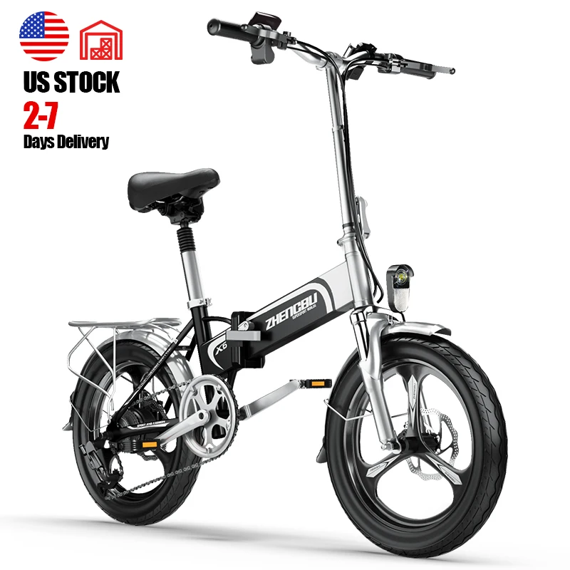 

[RTS] US STOCK Dropshipping 20" Electric bicycle 500W 48V 10AH shimano 7 Speed ebike lightweight folding electric bike