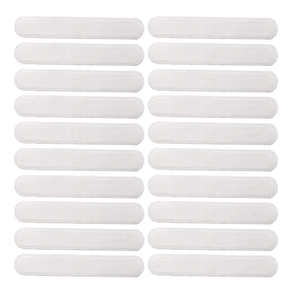 

100 Pcs Hat Sweat Liner Sticker Summer Hat Sweat Liners Absorption Perspiration Pad Disposable Caps Non-woven Fabric Anti-dirty