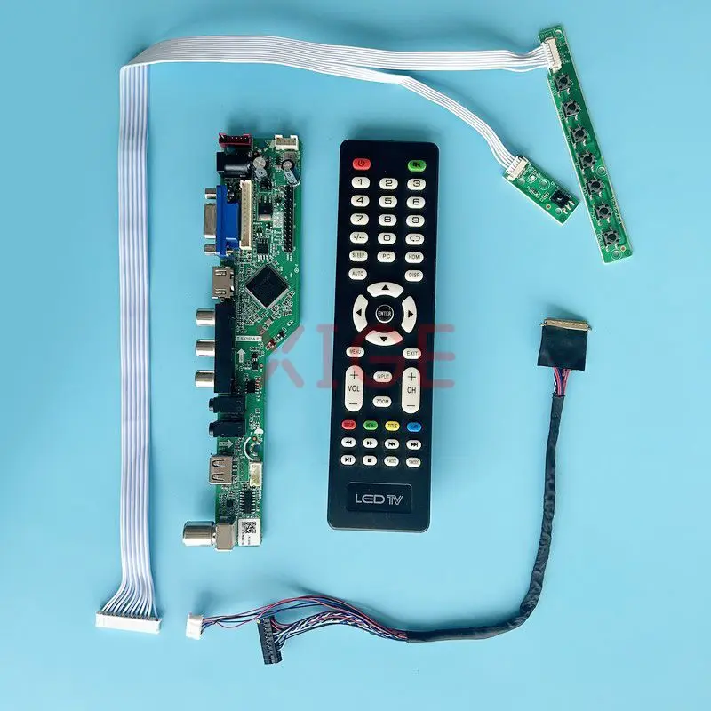 

Плата контроллера ЖК-драйвера подходит для HT101HD1 LP101WH1 LP101WH2 1366*768 комплект панели ноутбука 10,1 "USB + AV + HDMI + VGA TV аналоговый LVDS 40-Pin