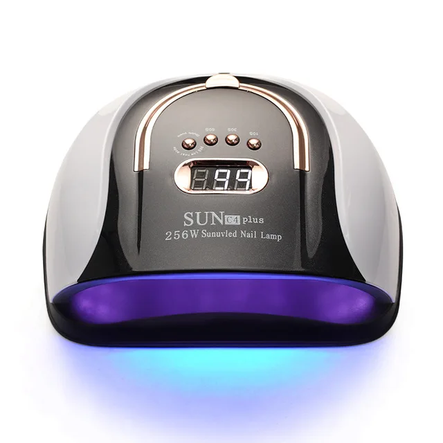 

2022 Newest Professional 256w Pro Cure Wireless Dual Light Rechargeable Cordless UV Led Gel Dryer Nail Lamp For Manicure