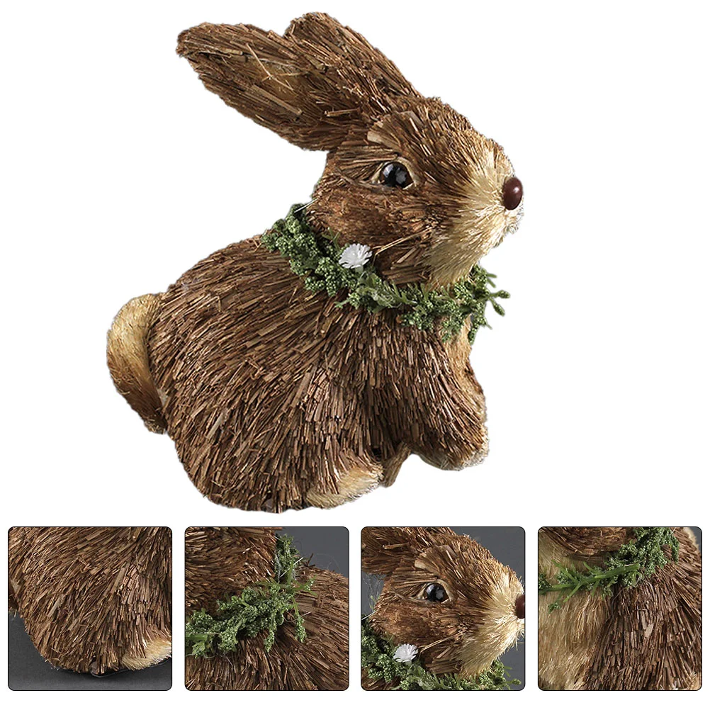 

Easter Decorations Clearance Decoration Rustic Table Decor Rabbit Ornament Desk Home Decor