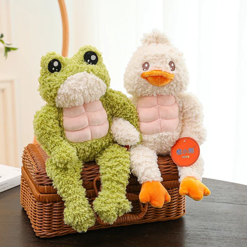 

Забавная кукла-лягушка для фитнеса, лягушка, плюшевая игрушка, кукла-машина, маленькая тряпичная кукла, подарок для парня и девушки