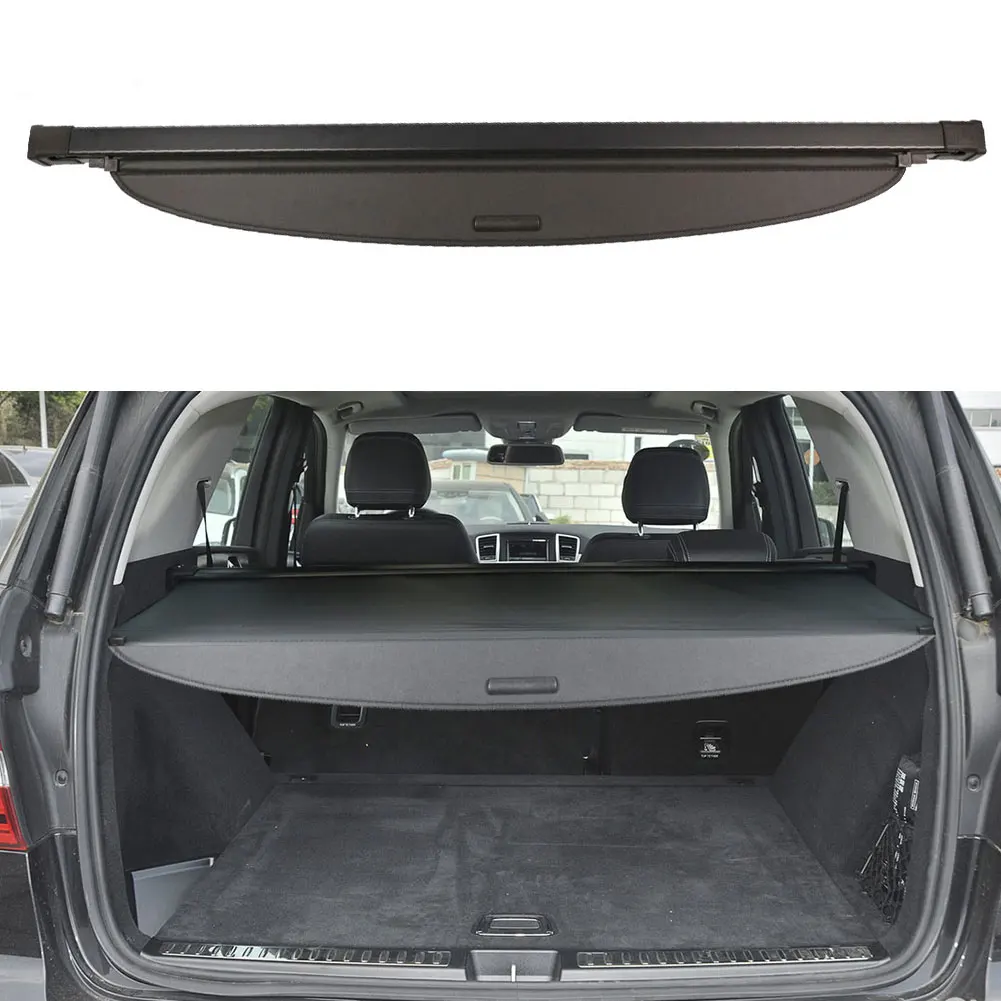 

Car Accessories Interior Decorative Car Luggage Cover SUV Folding Cargo Covers for Benzs ML(W166) 2012 2013 2014 2015