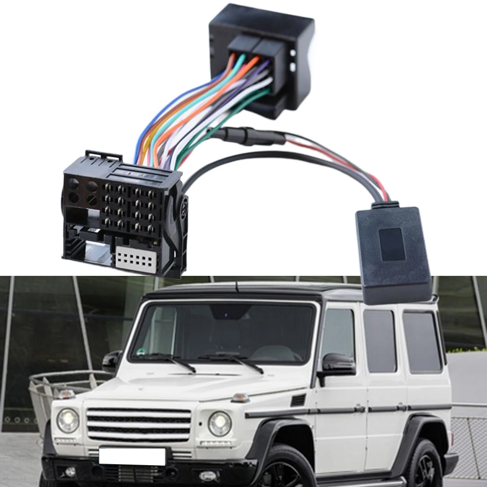 

Автомобильный Bluetooth-адаптер для аудиокабеля с микрофоном для Benz APS NTG CD20 30/50 Поддержка Радио для WMA, для WAV, для FLAC
