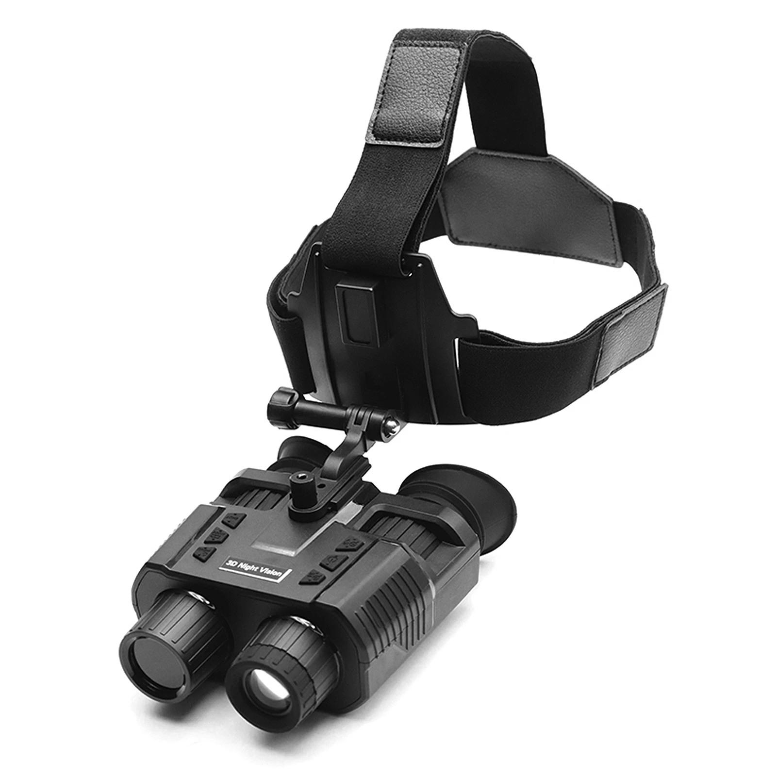 

1080P очки ночного видения, 4-кратный цифровой зум, инфракрасный бинокль ночного видения с креплением на голову, с ночным видением, с 3D дисплеем...