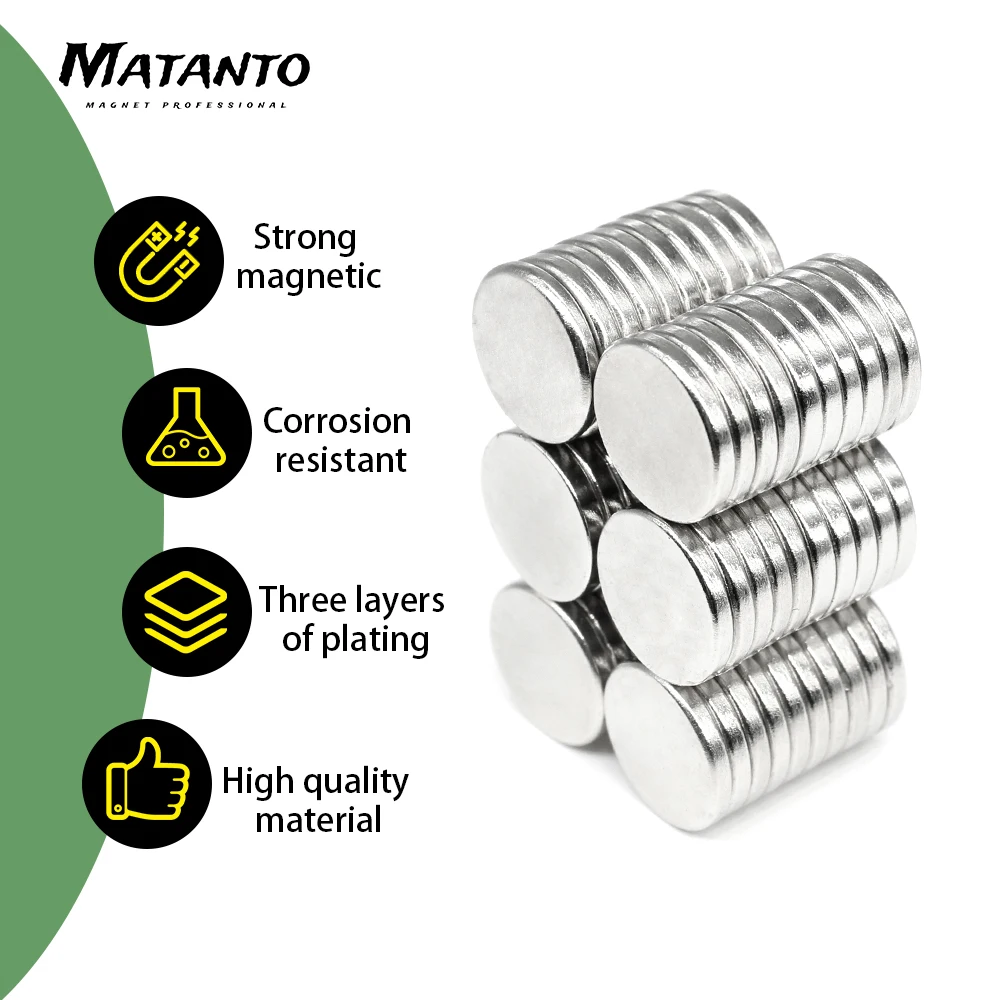 20/50/100 шт. неодимовые магниты 12x2 мм