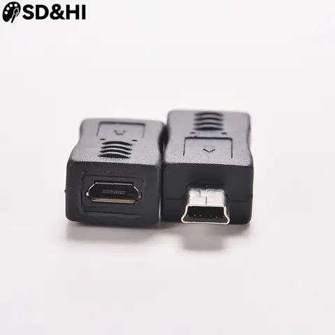 Micro USB Female to Mini USB Male Adapter