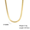HIPEE-collar de cadena de hueso de serpiente de acero inoxidable para hombres y mujeres, Gargantilla de moda, accesorios de joyería para regalo de fiesta 6