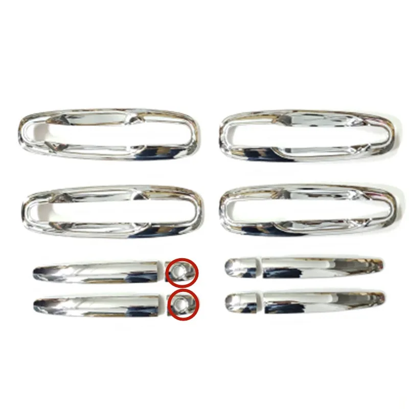 

Abs Chrome Exterior Door Handle Cover Bowl Trim For Chevrolet Optra Lacetti Daewoo Nubira 2005-2016 Car Styling