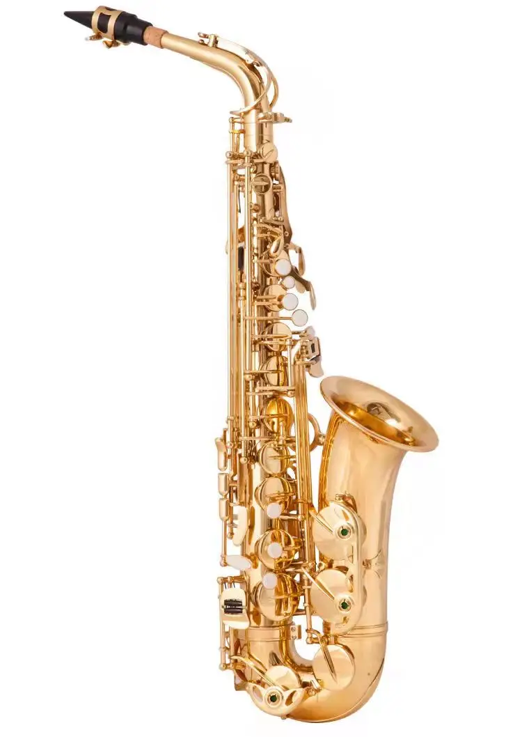 

French high-quality alto saxofon falling E key 803 saxofon alto profesional playing musical instrument saxophone flute bag