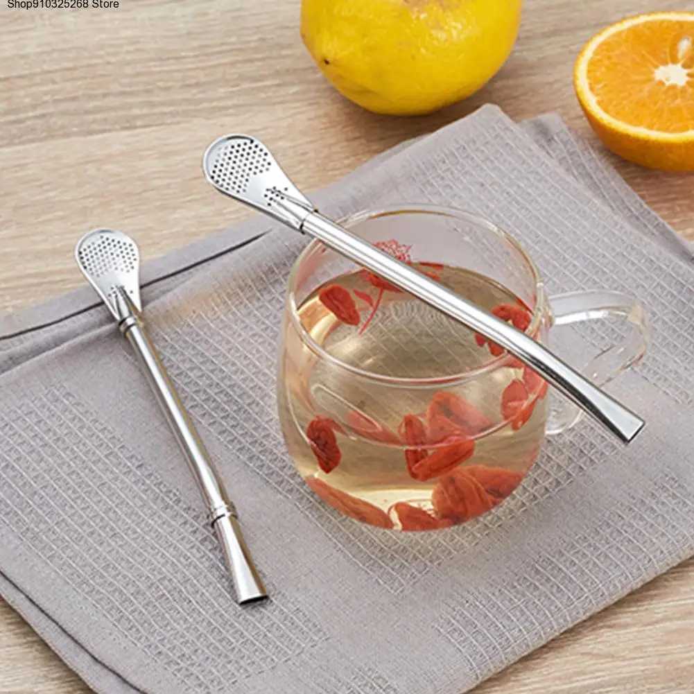 

Drinking Straws Strainer Creative Stainless Steel Handmade Yerba Mate Bombilla Gourd Washable Practiacl Drinking Tools