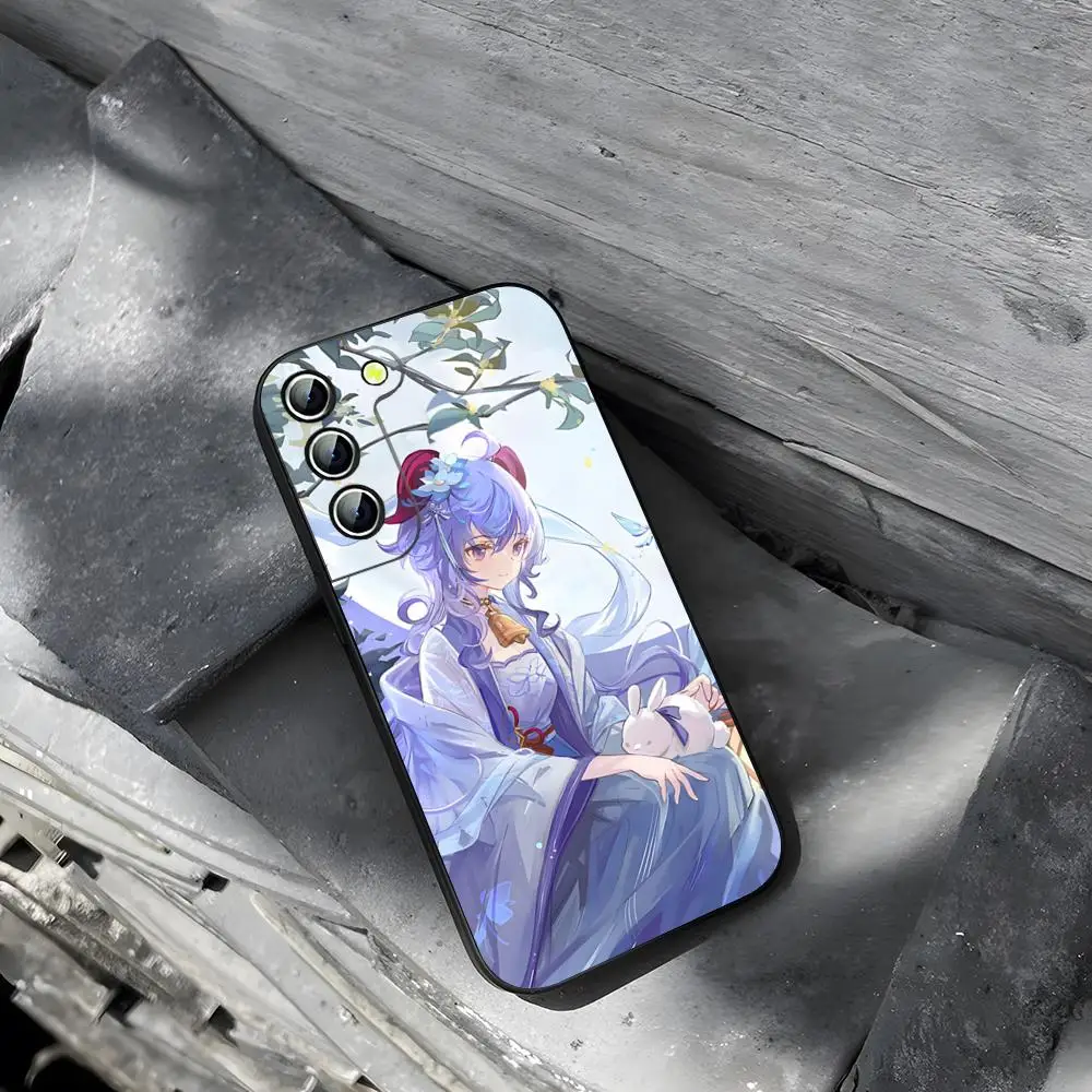 Чехол Genshin Ganyu для телефона Samsung Galaxy S23 S24 S21 S22 S20 Ultra Fe Plus A34 A54 A24 A52 A53 M54 чехол