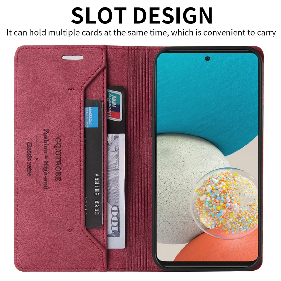 Wallet Leather Case For Samsung Galaxy S22 Ultra S21 FE S21 Ultra S20 FE S10 Plus S9 S8 A12 A13 A23 A33 A51 A52 A53 A71 A72 A73