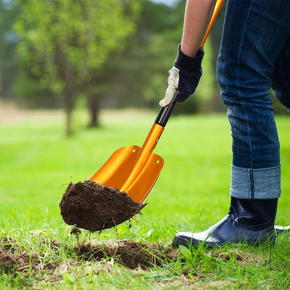 Выдвижная уличная лопата для снега льда из алюминиевого сплава инструмент