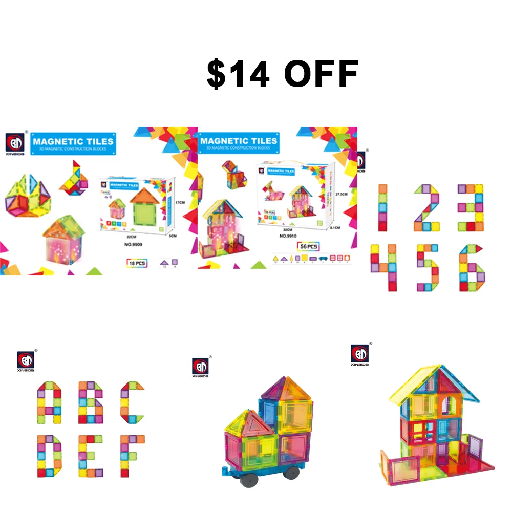 

Free Shipping In Some Areas Magnetic Sticks Building Blocks Set Kids Educational Toys For Children Bricks
